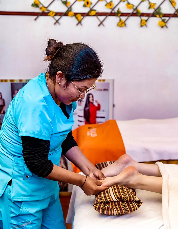 Massages for tired legs